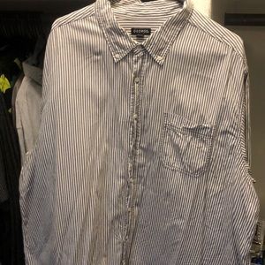 Pinstripe button up